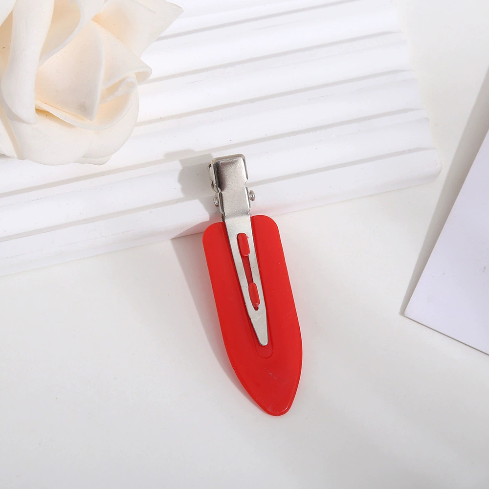 Universal acrylic matte hairgrip, cute cream hair accessory, wholesale
