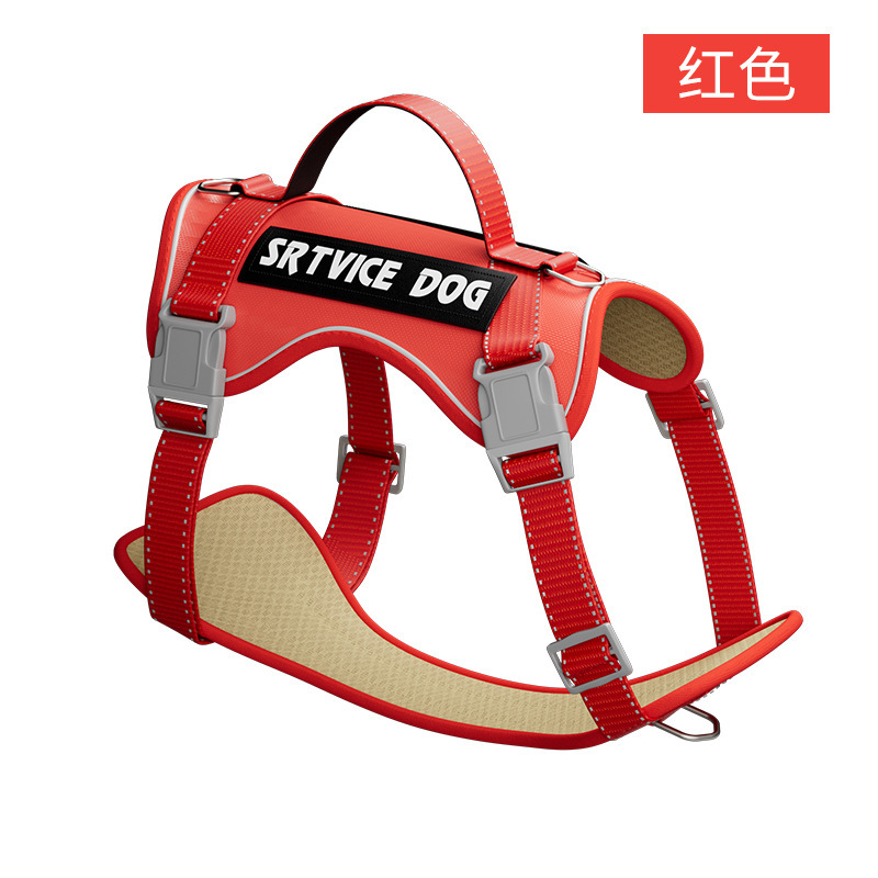 Transfronterizo nuevo anti-rotura de cuello correa de pecho de perro a prueba de explosiones mascota multifuncional cuerda de tracción suministros para mascotas