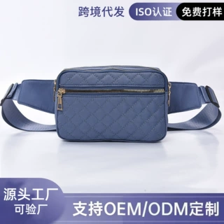 女士腰包定 制可印logo简约时尚胸包女休闲百搭斜挎包手机包轻便
