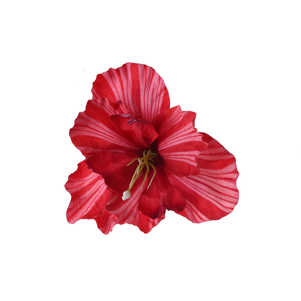 Simulación Alice Iris cabeza de flores multicolor tela de color gradiente flores de boda arreglos de flores DIY accesorios de decoración de ropa