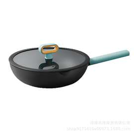 卡特马克北欧不粘锅家用炒锅平底炒菜锅燃气灶电磁炉GYL-BO32CL