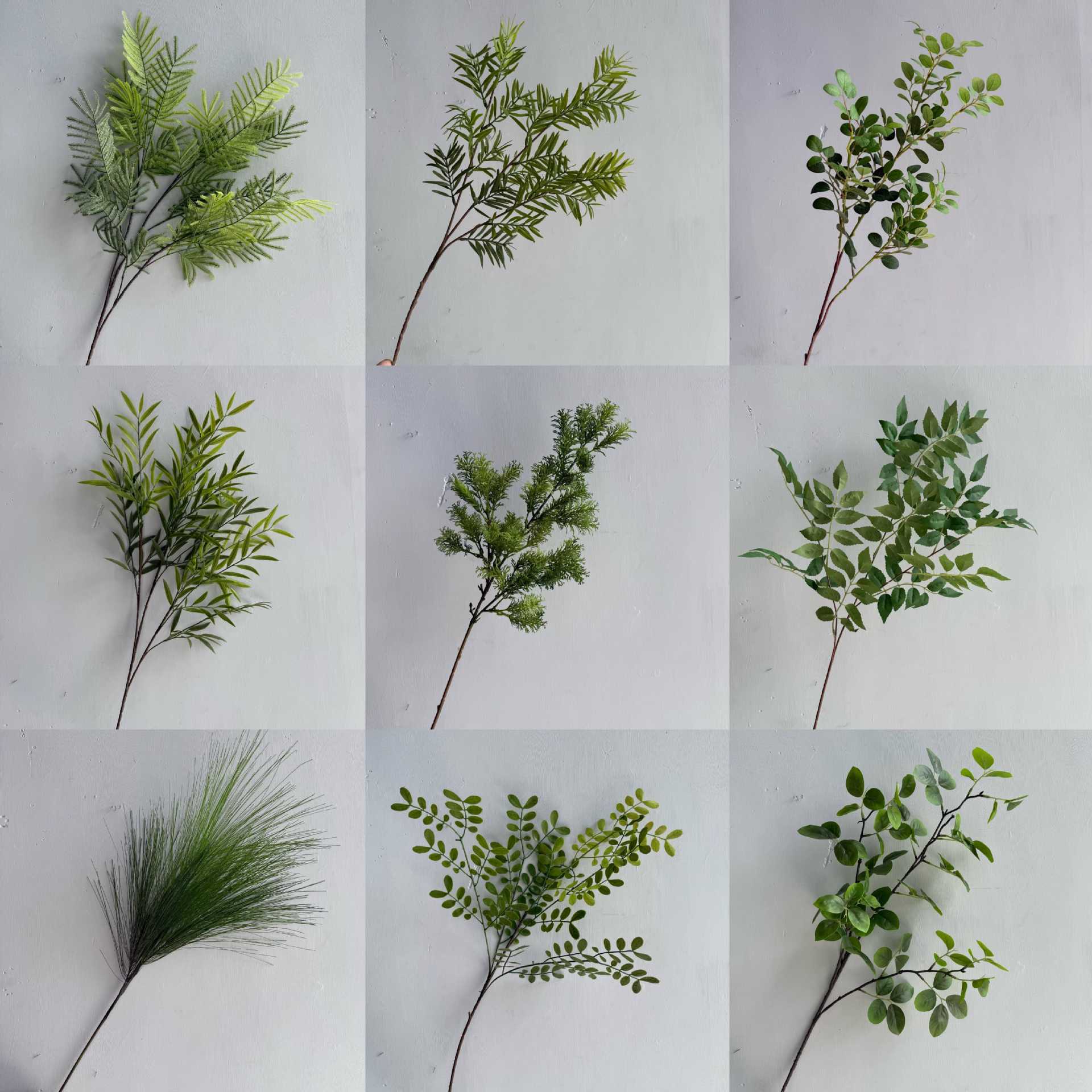 仿真绿植 叶材植物 婚庆布景婚礼堂道具插花造景蕨类厂家批发装饰