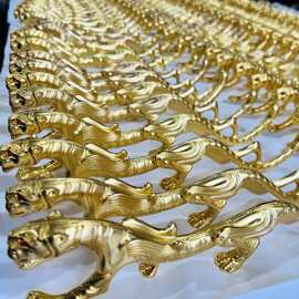 工厂承接纯铜鎏金镀金摆件工艺品公仔   电镀24K真金保色久不掉色