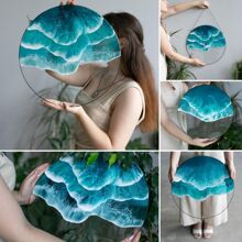 Ocean wave wall hanging海波浪墙壁装饰挂件电视背景墙壁饰挂件