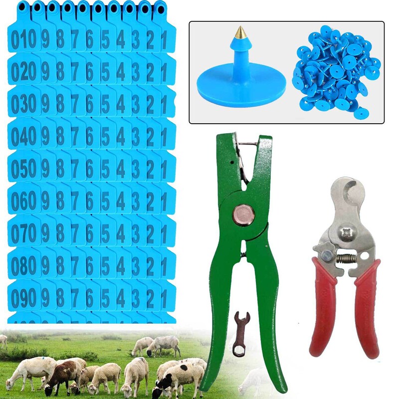 Amazon cross-border explosive livestock identification ear plate with ear tag pliers and unloader anti-shedding pig, cattle and sheep ear tag Amazon cross-border explosive livestock identification ear plate with ear tag pliers and unloader anti-shedding pig, cattle and sheep ear tag