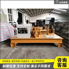 隧道拱架顶弯机 全自动液压工字钢冷弯机 台式槽钢角钢型钢弯曲机