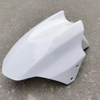 Electric Vehicle Front Mud Tile Water Baffle Universal Shell Aima Tailing Front Wheel Fender Accessories Modified Wholesale Cross-border (Mudguard) - white
