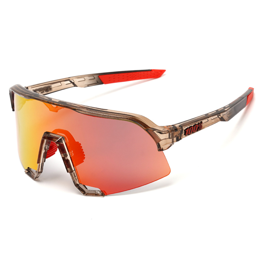 투명한 회색-빨간색 필름