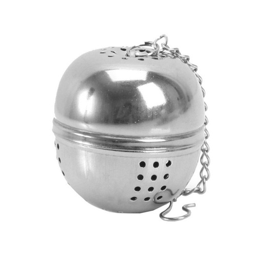 Home stainless steel tea ball, hanging tea filter, creative tea drain, hot pot seasoning ball tea maker