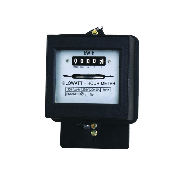 220V medidor de energía doméstico monofásico mecánico comercio exterior medidor de energía monofásico DD862 en inglés 60A medidor de energía en stock