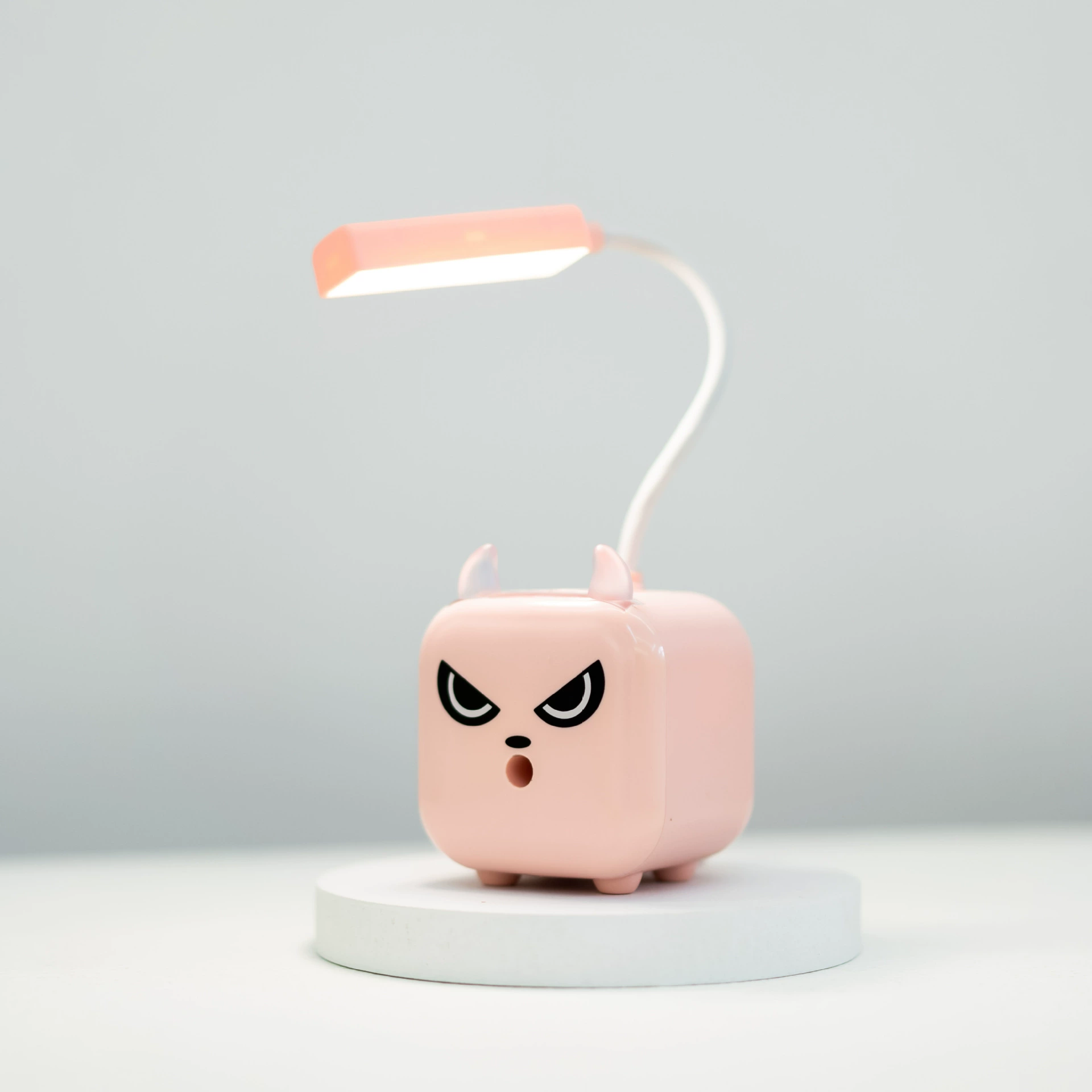 Creative table lamp charging, pens holder, sharpener for students, cute lights, Birthday gift
