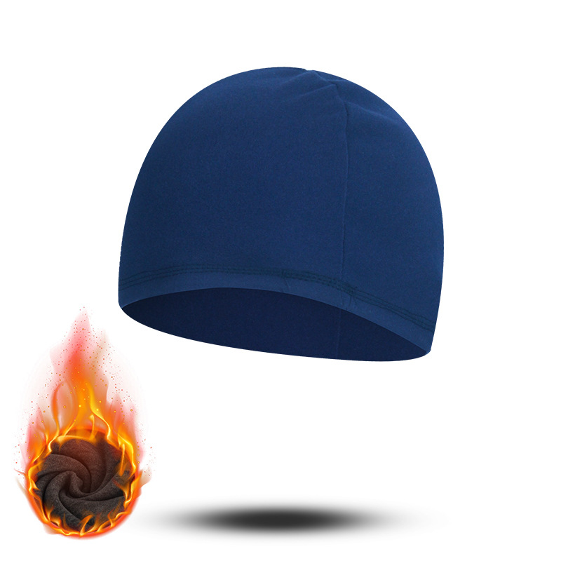 Sombrero de ciclismo de cotton, sombrero de invierno y otoño, sombrero de calentamiento, sombrero de esquí de motocicleta al aire libre, sombrero de forro a prueba de viento, sombrero de frío