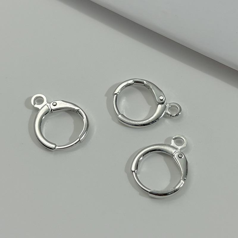 Base de pendientes redondos de latón para DIY