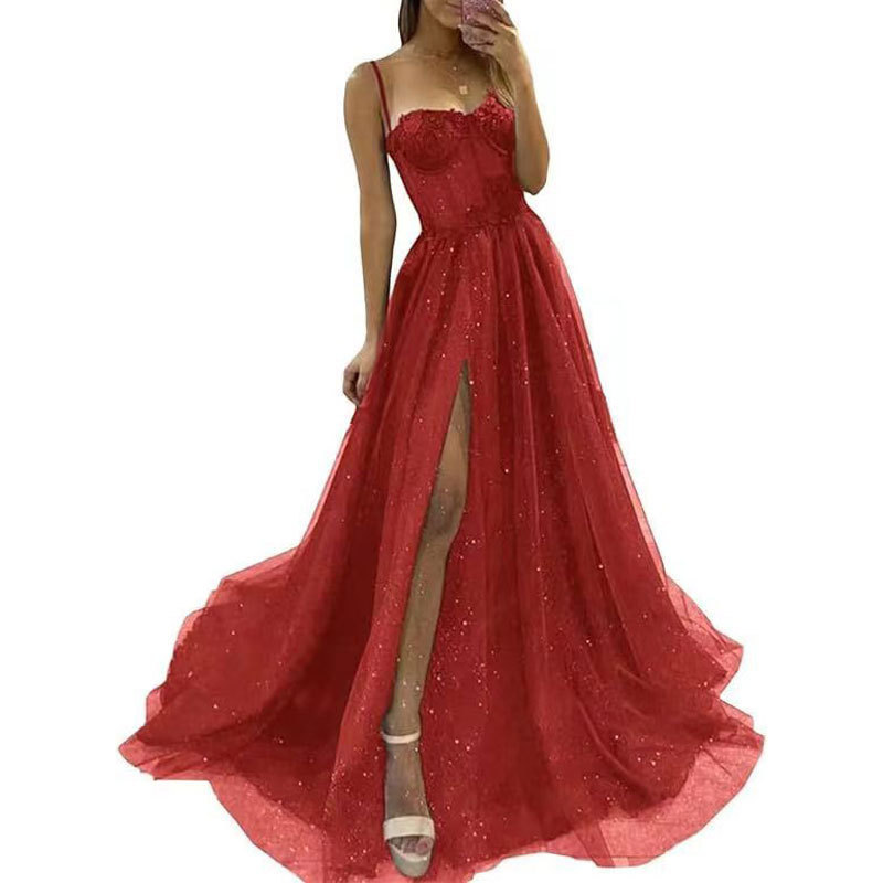 Europa y los EE.UU. lanza nuevo vestido de noche Aliexpress Amazon nuevo vestido de fiesta elegante de carácter largo image 5