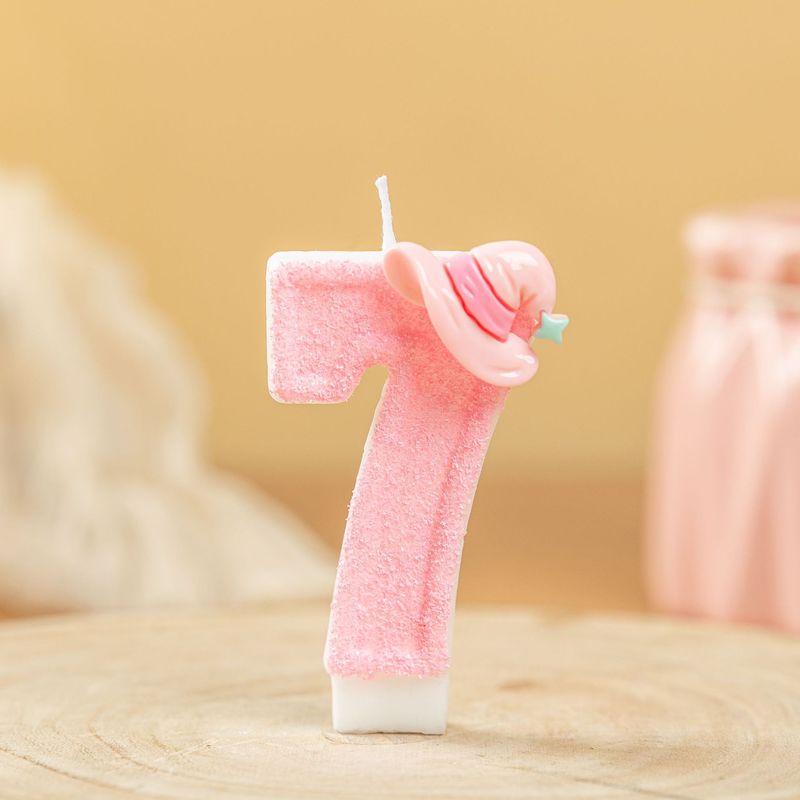 国境を越えた電子商取引デジタル誕生日ロマンチックなギフトキャンドルソイワックスピンク魔女帽子Amazon AliExpress限定|undefined