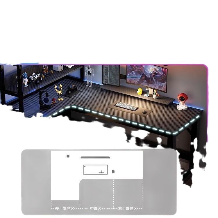 Save desk type office desk corner space home corner computer desk L…