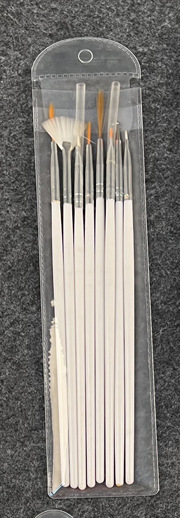 PVC esmerilado bolsa de película de inserción cepillo cosmético bolsa de almacenamiento de envases de plástico cepillo de labios cosméticos pinzas bolsa de polvo de PVC