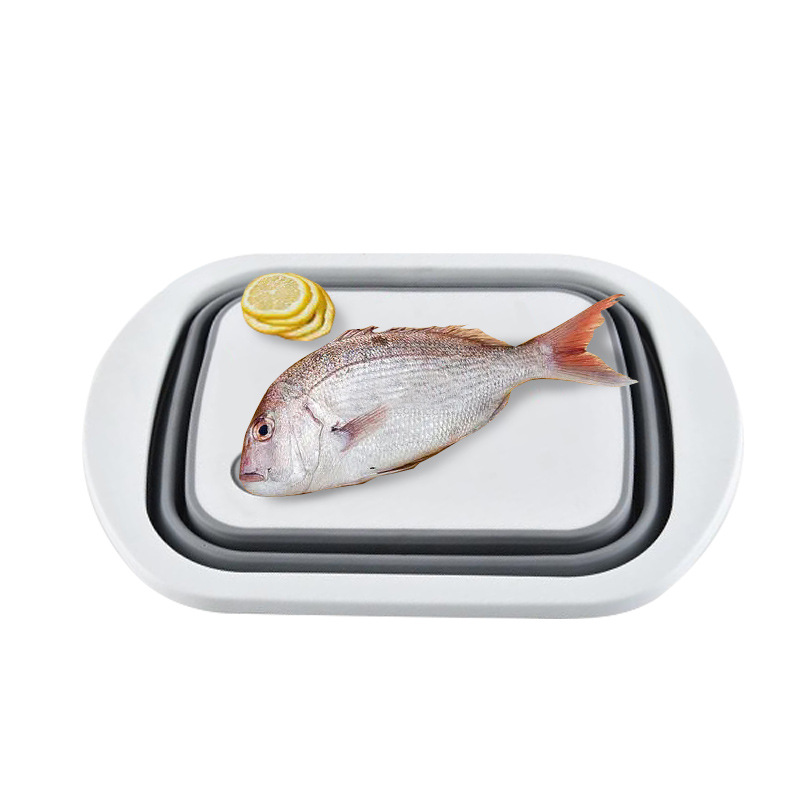 Multi-function folding draining basket kitchen tools multi-function draining sink folding chopping board