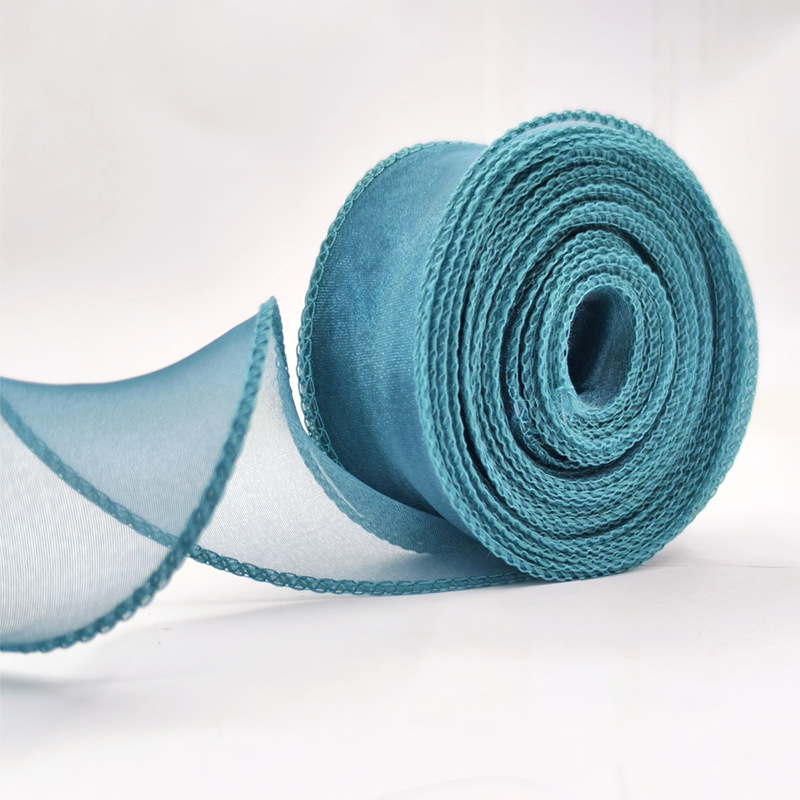 Kit de material para ramos de hilo de cola de pez de 4 cm con lazo de cinta de hilo ondulado, accesorio para el cabello con horquilla DIY, cinta decorativa, empaque simple.