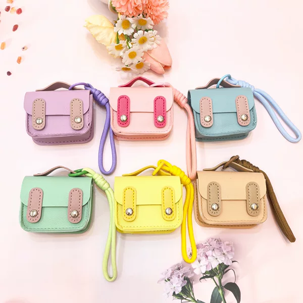 Cross-border applicable Apple Bluetooth headset bag, small backpack, coin purse, keychain, bag charm, mini backpack wholesale