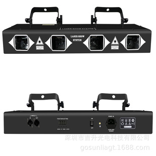 Four-head laser light RGB full color laser light stage laser light bar KTV private room laser scanning light