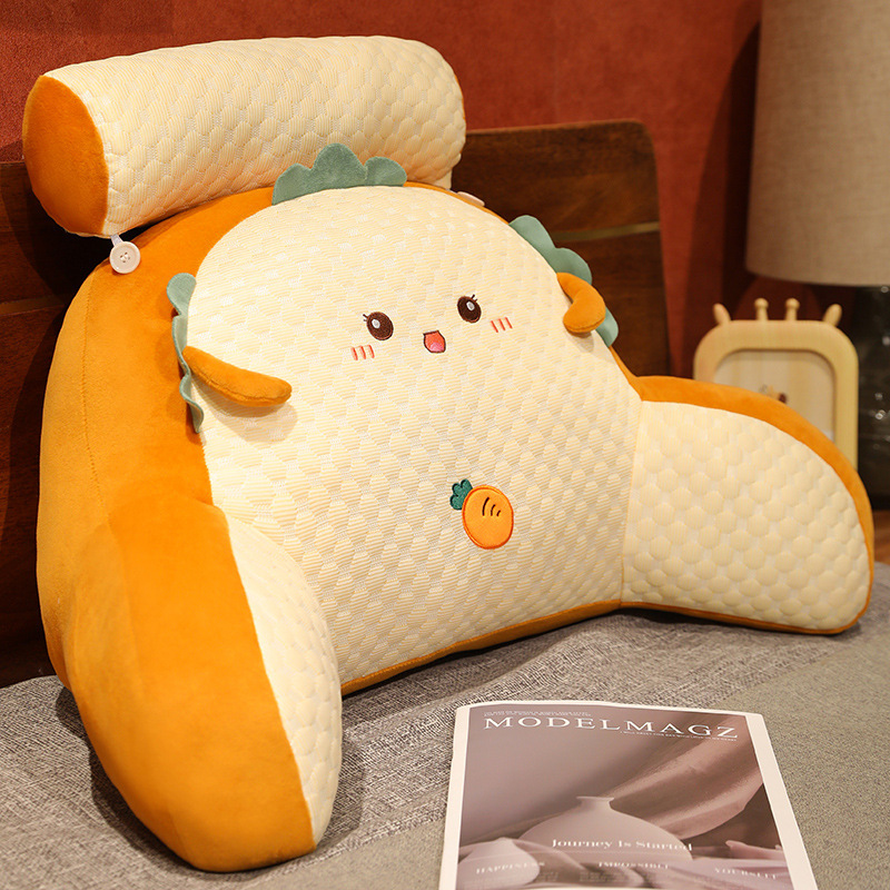 Bingdoudou ベッドサイドクッション ソフトパッケージベッドクッション 大型背もたれクッション 枕 睡眠ソファ 腰保護 ベッドサイド背もたれ|undefined
