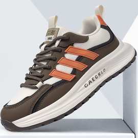 休闲男鞋2025春季新款潮流百搭运动鞋男士厚底感上班跑步鞋潮鞋男