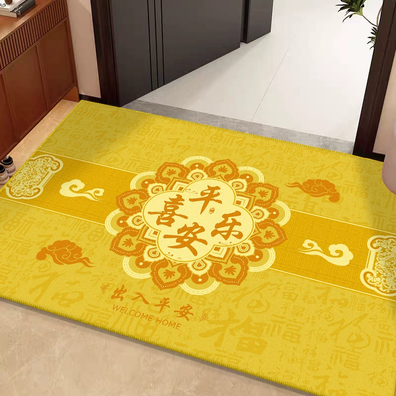 Коврик для пола для входа в дверь устойчивый к грязи хрустальный бархатный коврик для пола
