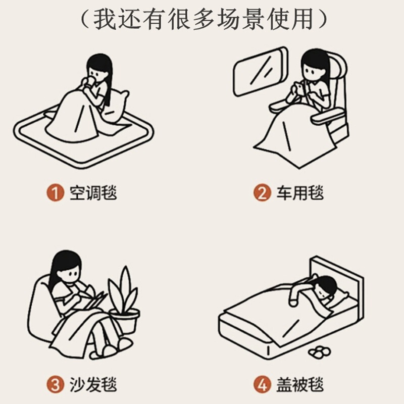 ins可爱风卡通猫咪秋冬加厚羊羔绒毛毯少女心牛奶绒午睡沙发盖毯|undefined