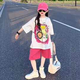 28一套 女童夏季新品两件套可爱兔套装
