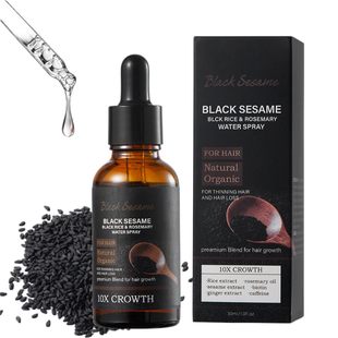 Black Sesame - Black Rice & Rosemary Water Spray Black Sesame Hair Strengthening Essence