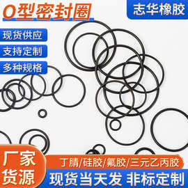 O型圈 打气筒橡胶圈硅胶丁腈胶氟胶三元乙丙充气密封圈O型密封垫