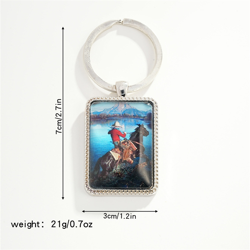 Modern Style Classic Style Horse Metal Unisex Keychain Necklace display picture 1