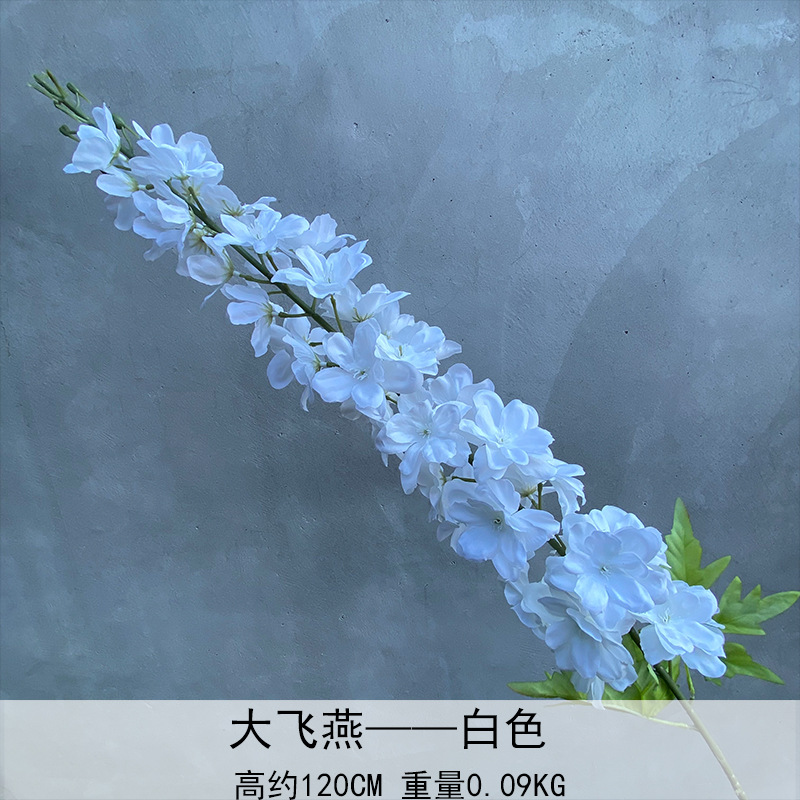 Jacinto Super gran rama mil orquídea salón de bodas arreglo floral decoración alta flor material de Flor Alta rama alta golondrina voladora grande anti-Flor artificial