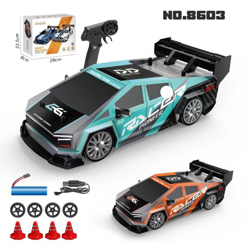 四輪駆動高速ドリフトリモコンカー 1:24GTR マスタング AE86 充電 RC リモコンカー男の子のおもちゃの車のギフト|undefined