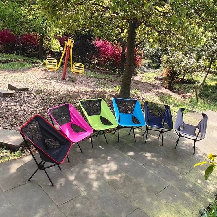 Поставки на свежем воздухе Amazon Горячая продажа портативный складной стул пляжный стул кемпинг Рыбалка кресло отдыха Лунный стул