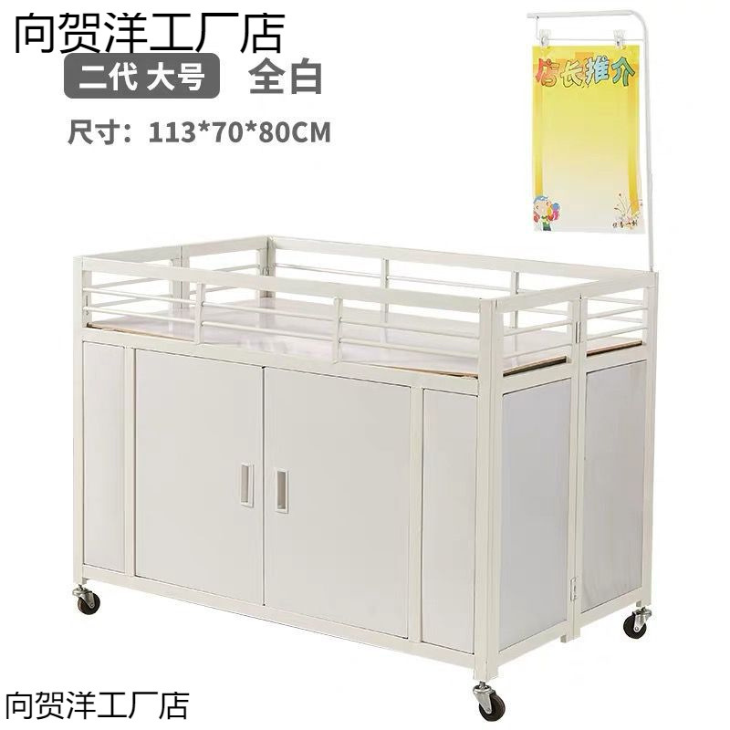 超市促销花车服装店货架甩货车摆摊推车折叠特价车户外摆摊小推车