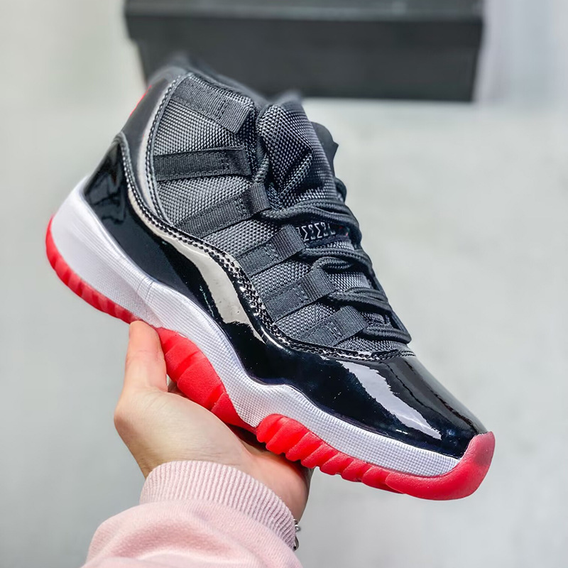 Transfronterizo Putian zapatos aj11 Gamma Azul Gran Demonio zapatos deportivos zapatos de carrera frescos gris negro rojo Joe 11 zapatos de baloncesto de alto nivel