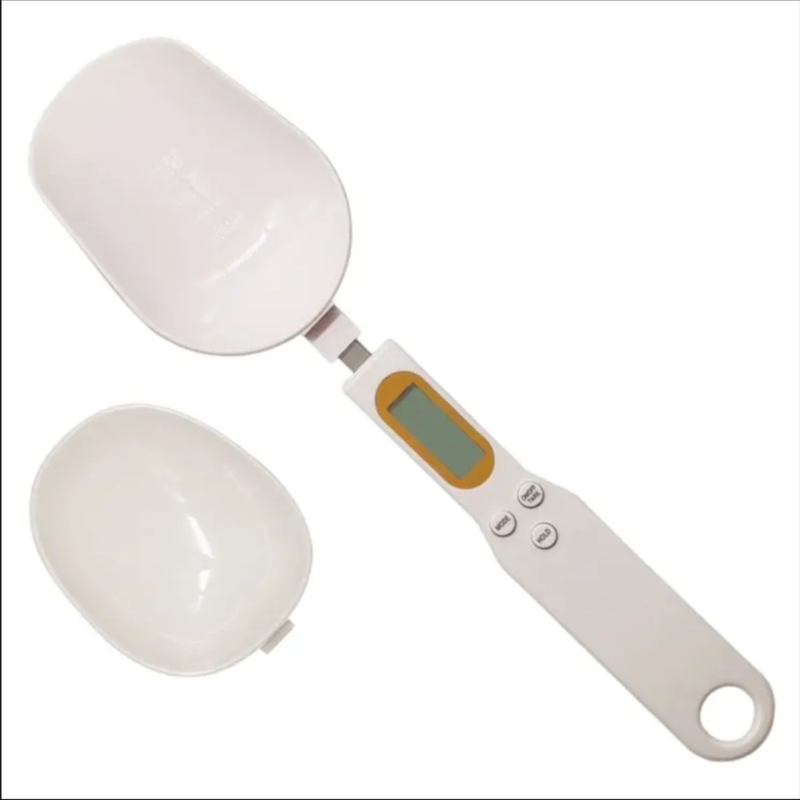 手持配料秤烘焙秤厨房精准电子秤电子量勺秤食物电秤大小双勺头