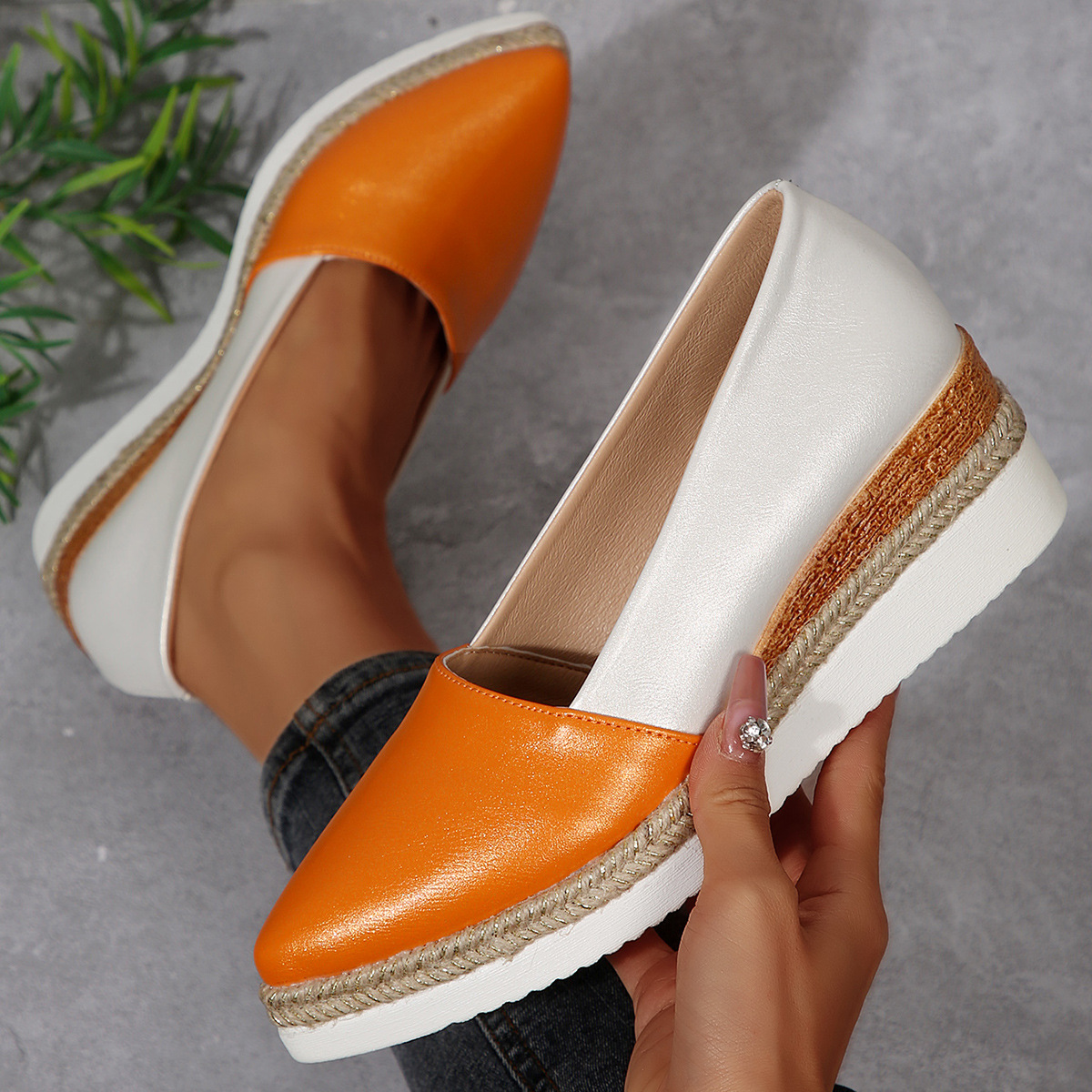 Damen Stiletto Pumps Mit Flechtseil Und Atmungsaktiver Spitze_voghion.com