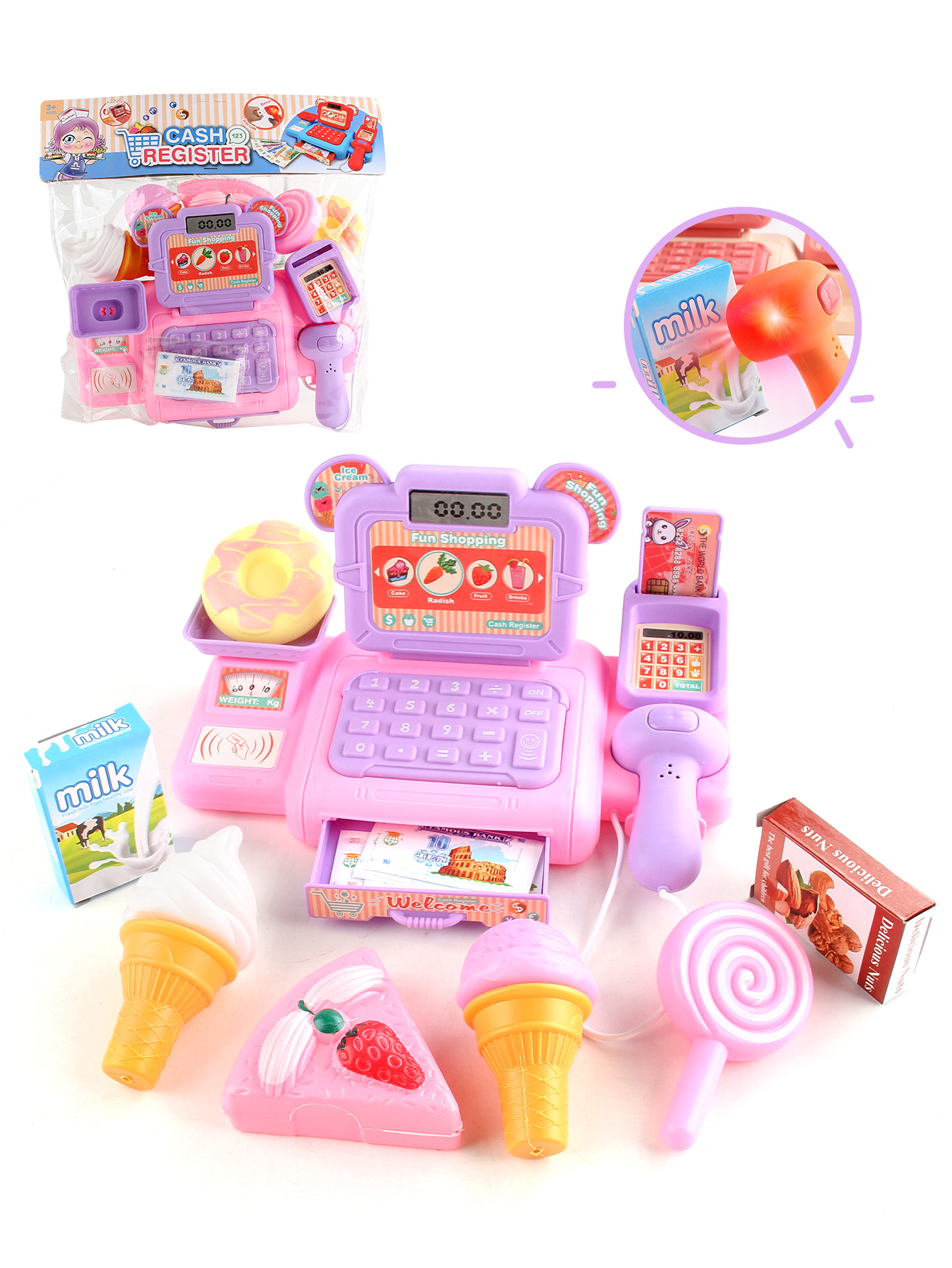 Simulation Shopping Cash House Toys Electronic Game Lighting And Sound Effects Supermarket Cashier Toys For Children Gifi O1Cn01Ici0Il1Ke9R7E3Yka !!2206776261188 0 Cib