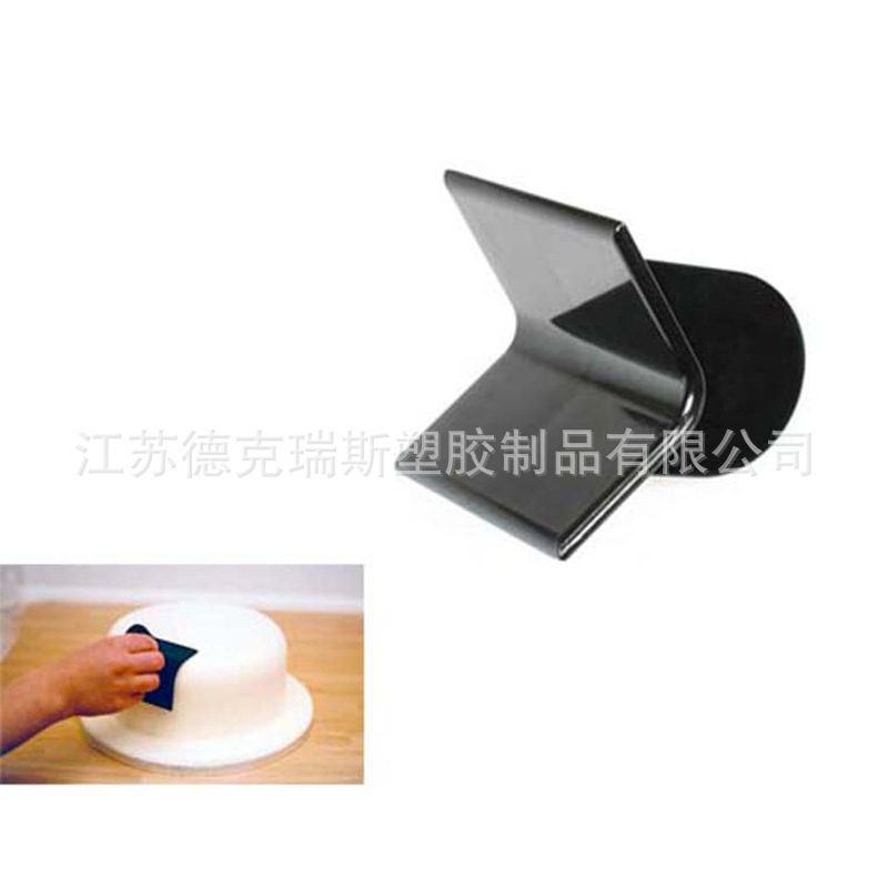 Venta caliente transfronteriza ángulo recto esquina redonda lado FLAPPER fondant cake molde para hornear DIY cerámica arcilla