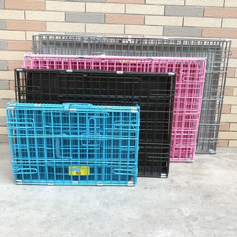Клетка для собак маленьких и средних размеров собачья клетки с туалетом складная универсальная клетка для кошек клетка для кур