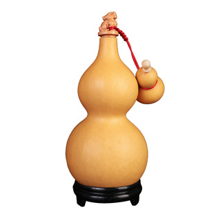 Natural Open Gourd Ornaments, Creative Large and Small Real Gourds, Home Door-To-Door Living Room, Bedroom, Entrance Decorations