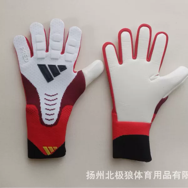 Falcon Football Professional Adult and Children's Latex Goalkeeper Gloves Without Finger Guards, Comfortable, Breathable, Wear-Resistant, Thickened