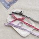 Colorful 1cm Wavy Bow Plaid Ribbon Ribbon DIY Headdress Ribbon Cake Handmade Bouquet Material