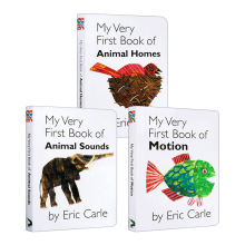 Eric Carle英文原版儿童绘本书3册My Very First Book of Animal