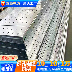 亜鉛メッキ橋架多孔トレイ式ケーブル橋金属溝箱山東メーカー加工防火難燃橋架