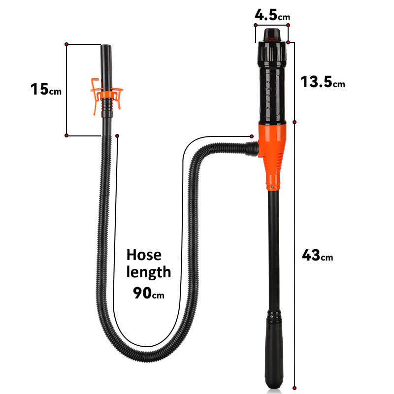 New Car Oil Pump, Efficient and Labor-Saving Electric Oil Extractor, Portable Outdoor Emergency Refueling Pipe Water Pump