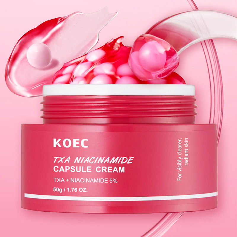KOEC ナイアシンアミド TXA カプセル充填クリーム スプーン付き保湿保湿クリームクロスボーダーホットスタイル卸売 Amazon|undefined